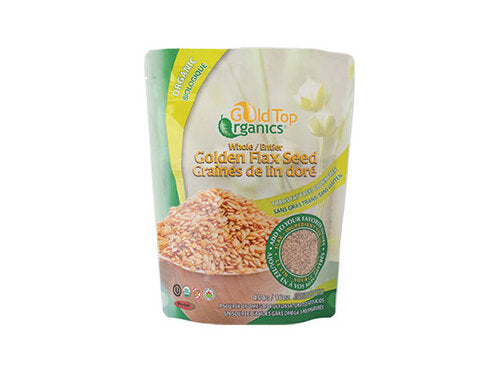 Gold Top Organics Organic Golden Flax Seed 454g