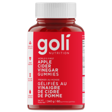 Goli Nutrition Apple Cider Vinegar Gummies 60 Gummies