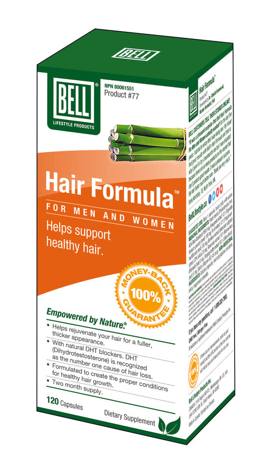 Bell Lifestyle Products #77 Hair Formula for Men and Women 120 Capsules
