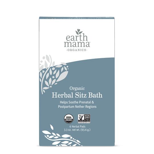Earth Mama Organic Herbal Sitz Bath 6 Herbal Pads