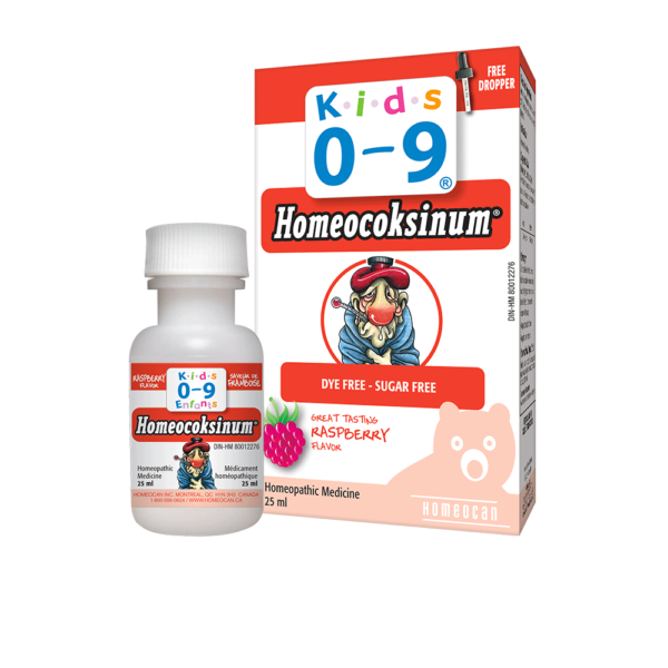 Homeocan Homeocoksinum Kids 0-9 25ml Raspberry