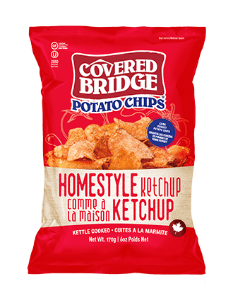 Covered Bridge Homestyle Ketchup Potato Chips 170g