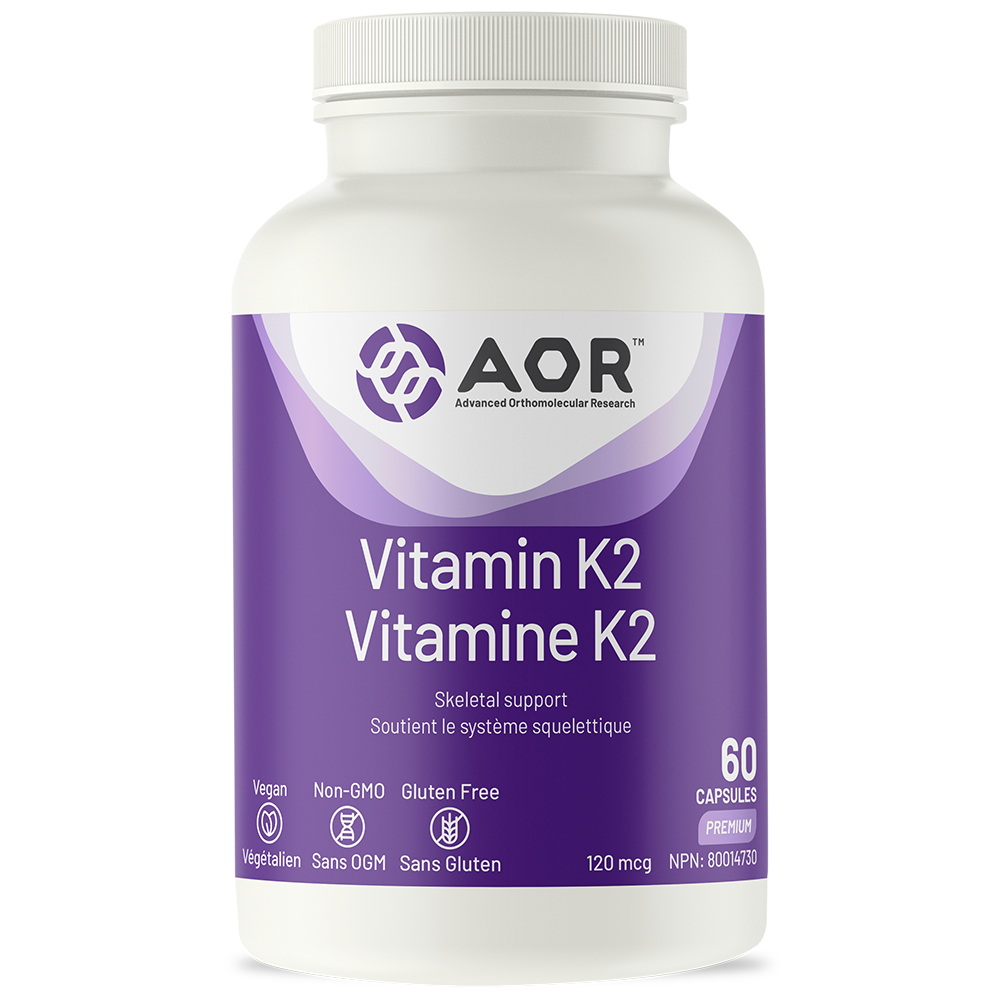 AOR Vitamin K2 120mcg 60 Capsules