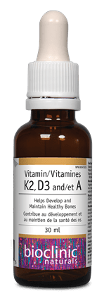 Bioclinic Naturals Vitamin K2, D3 and A (Formerly: Bone Assist) 30ml