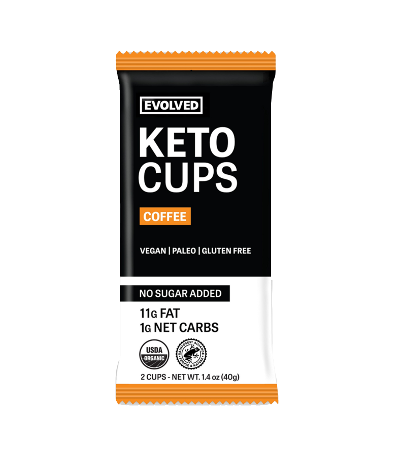 Evolved Keto Cups Coffee (Mocha) Cups 40g