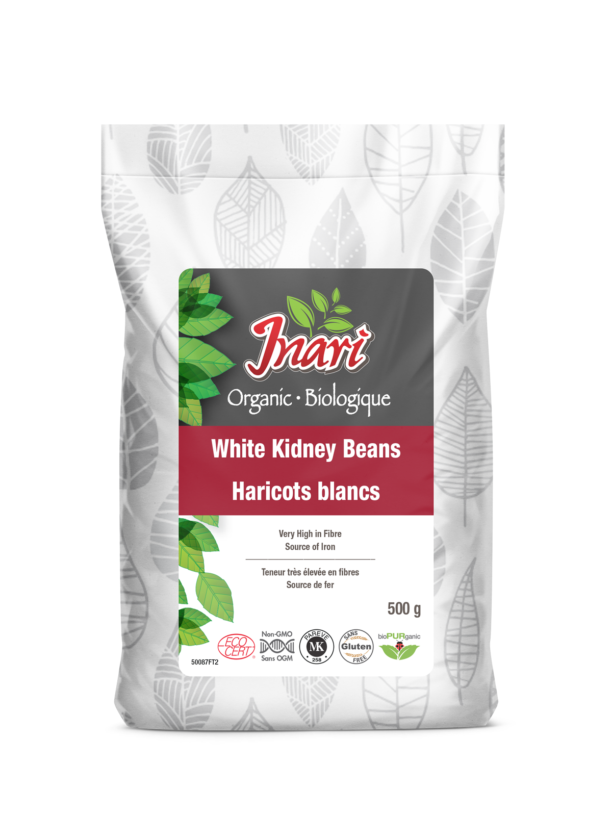 Inari Organic White Kidney Beans 500g
