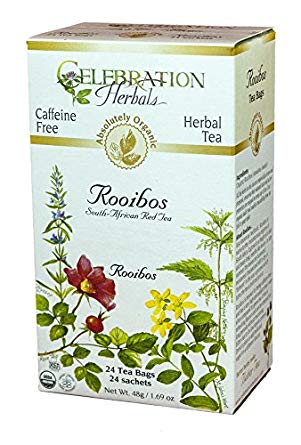 Celebration Herbals Rooibos(Red Tea) Organic 24 Tea Bags