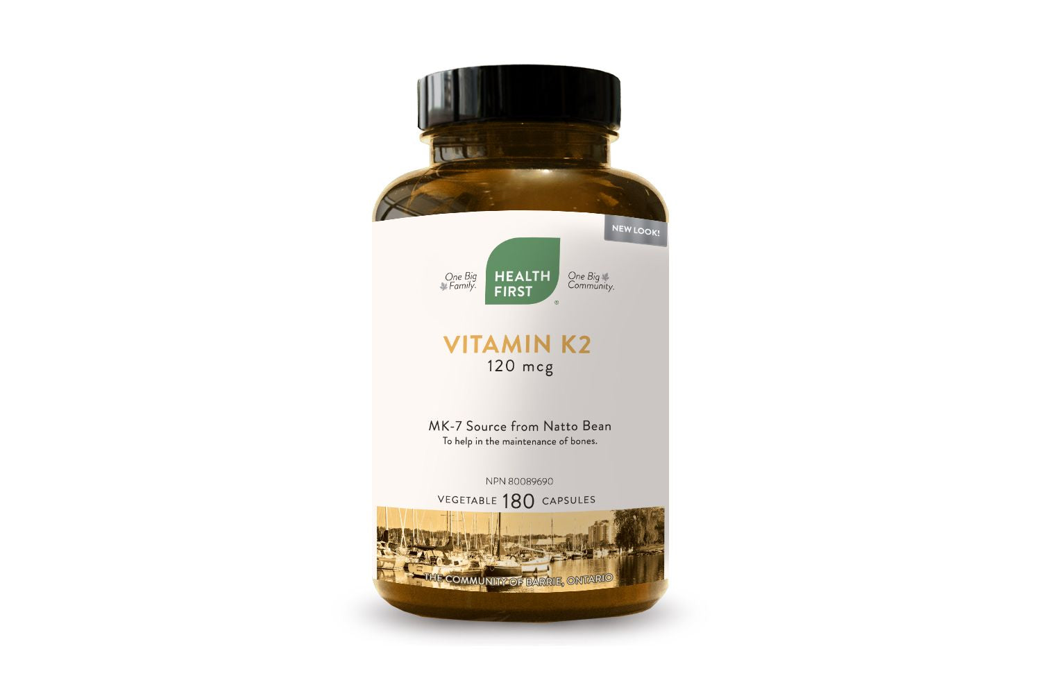 Health First Vitamin K2 120mcg 180 Vegetarian Capsules