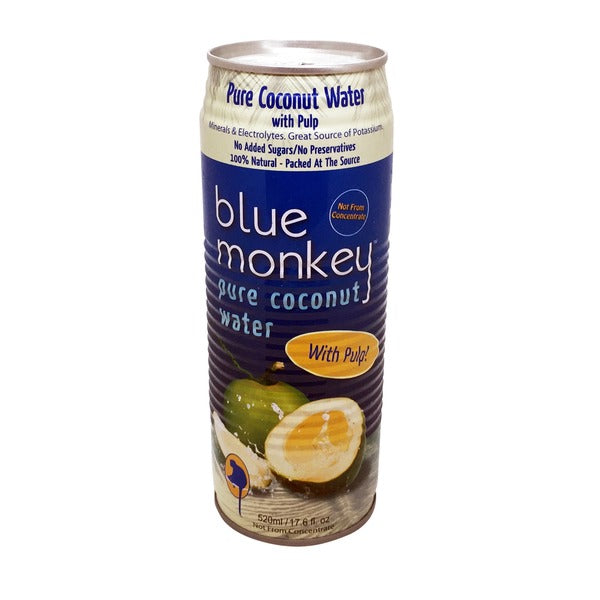 Blue Monkey Coconut Water With Pulp 520ml