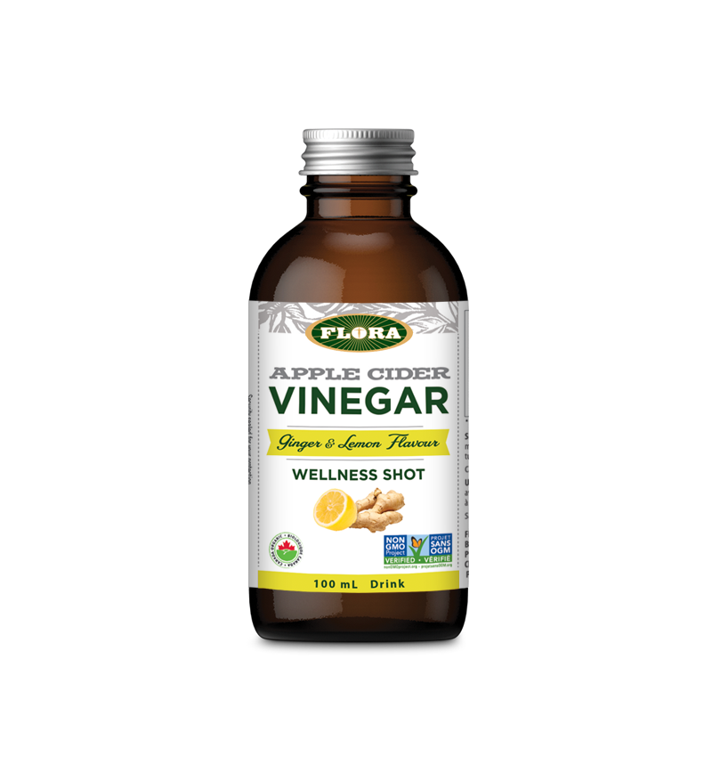 Flora Apple Cider Vinegar Wellness Shot Ginger + Lemon 100ml