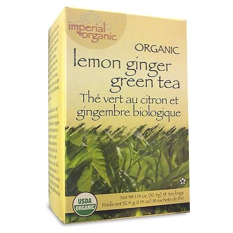 Uncle Lee's Organic Lemon Ginger Green Tea 18 Tea Bags