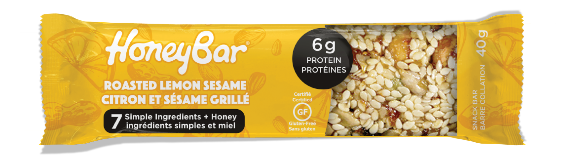 Honeybar Roasted Lemon Sesame Bar 40g