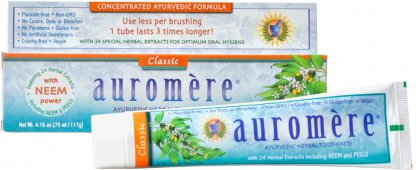 Auromere Ayurvedic Herbal Toothpaste Licorice 117g