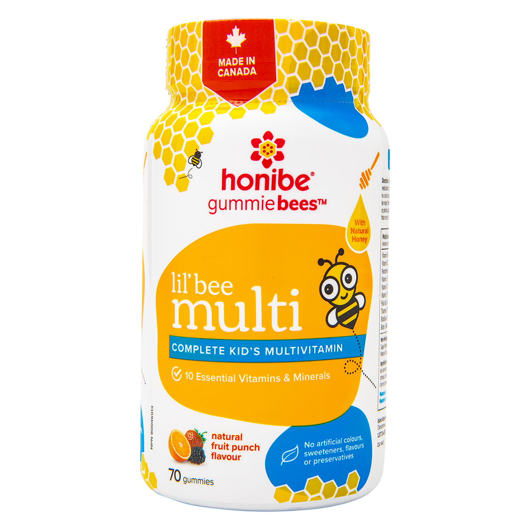 Honibe Lil' Bee Multi Complete Kid's Multivitamin 70 Gummies