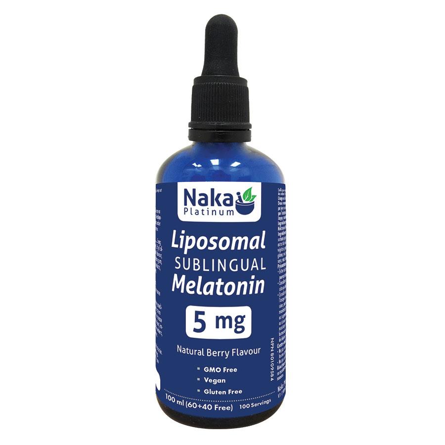 Naka Platinum Liposomal Sublingual Melatonin 5mg 100ml (100 Servings)(Discontinued temporarily)
