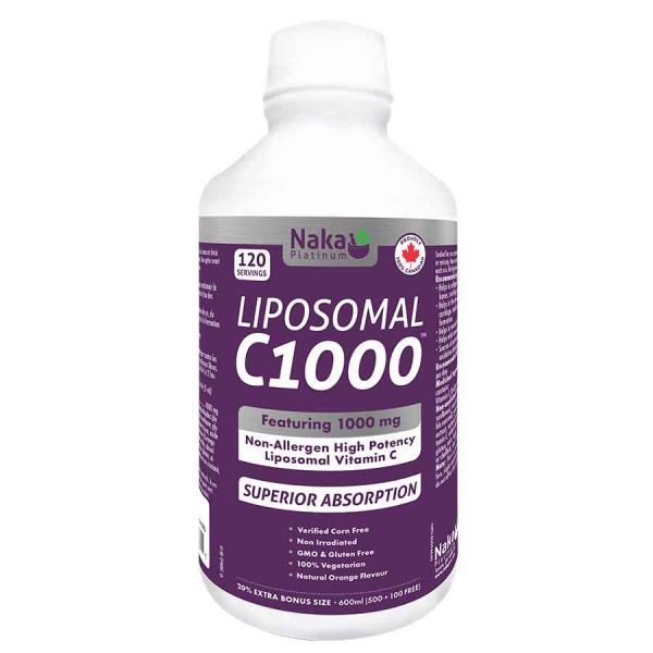 Naka Platinum Liposomal Vitamin C1000 600mL