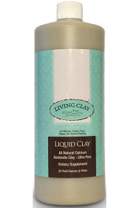 Living Clay Liquid Bentonite Clay 32oz (946ml)