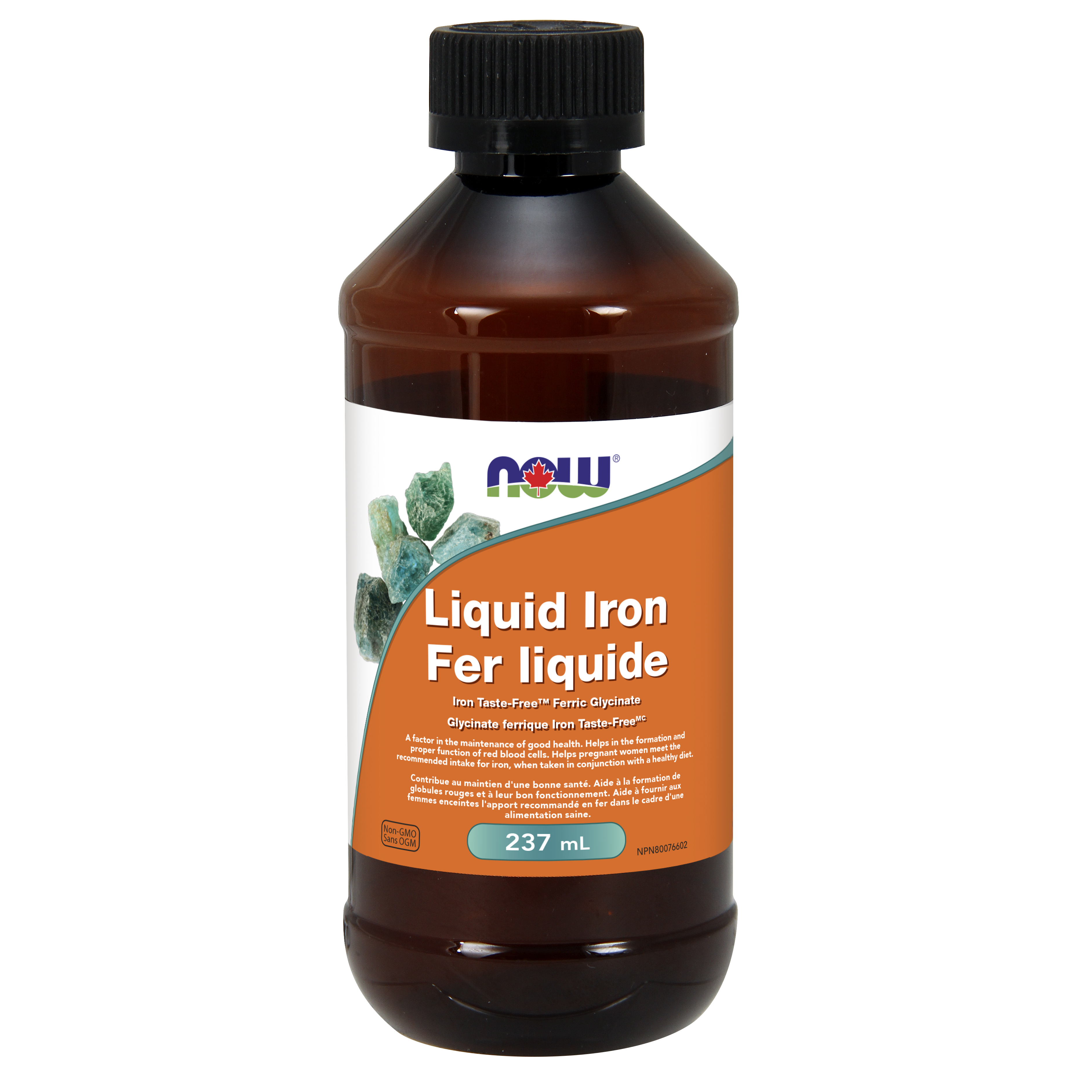 NOW Liquid Iron (Ferric Glycinate ) 237ml