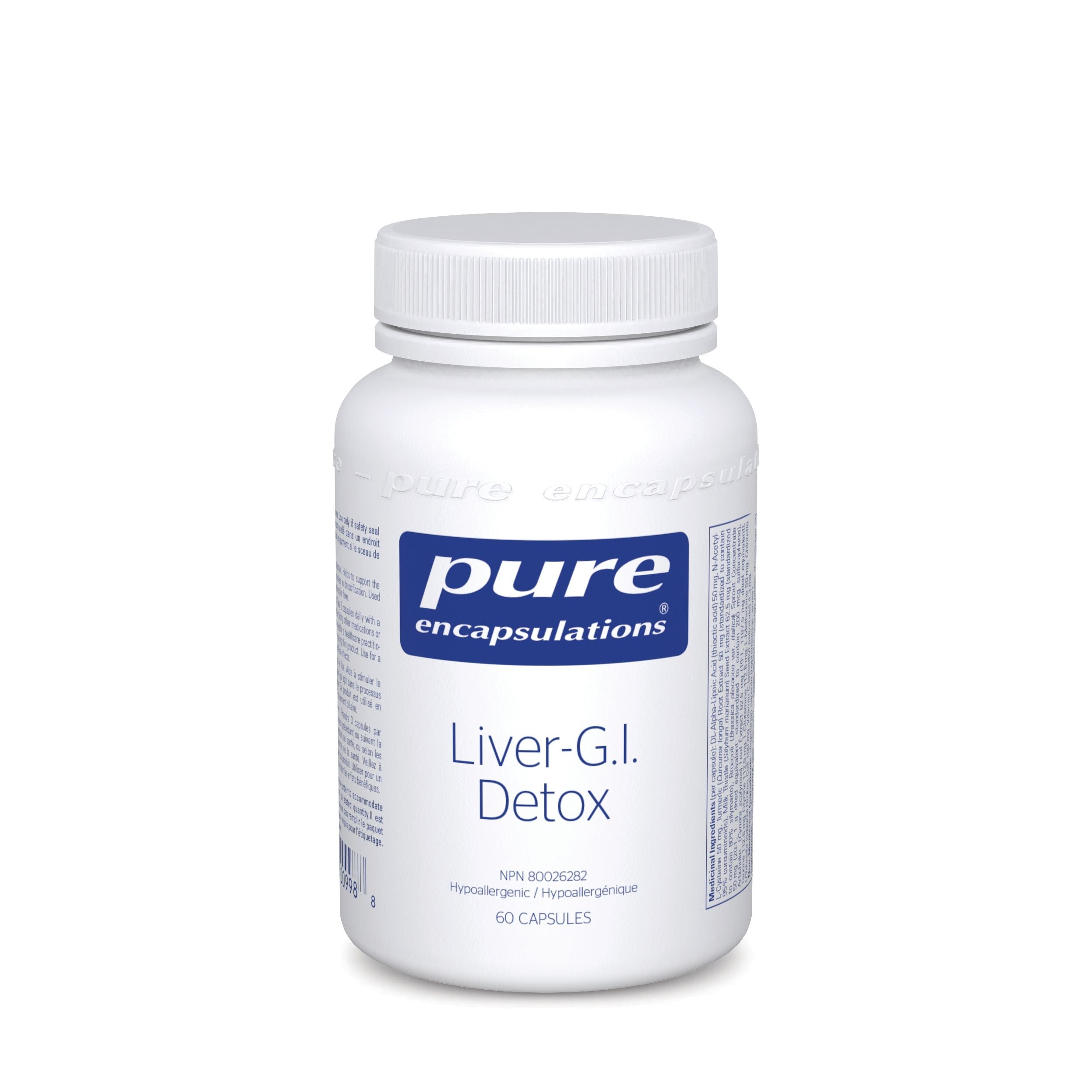 Pure Encapsulations Liver- G.I. Detox 60 Capsules