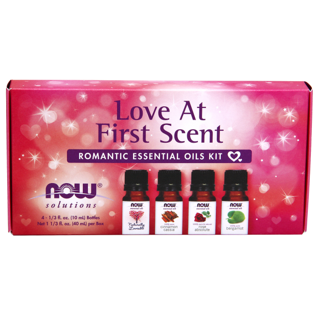NOW Put Some Love at First Scent Romantic Essential Oil Kit 4 x 10ml