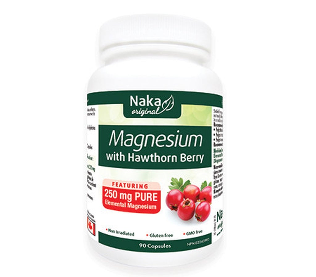 Naka Magnesium With Hawthorn 250mg 90 Capsules