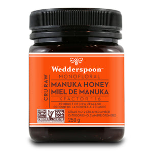 Wedderspoon Raw Manuka Honey KFactor 16 250g