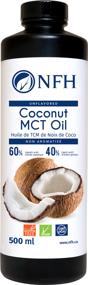 NFH Coconut MCT Oil Unflavoured 500ml