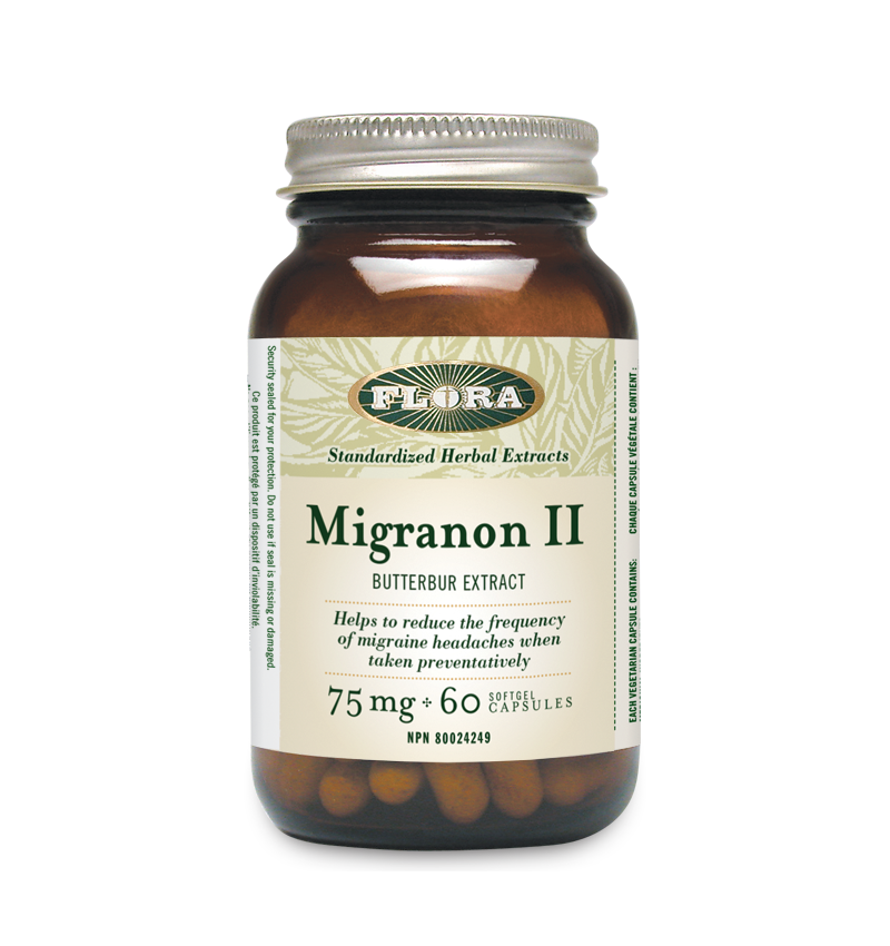 Flora Migranon II Butterbur Extract 75mg 60 Softgels