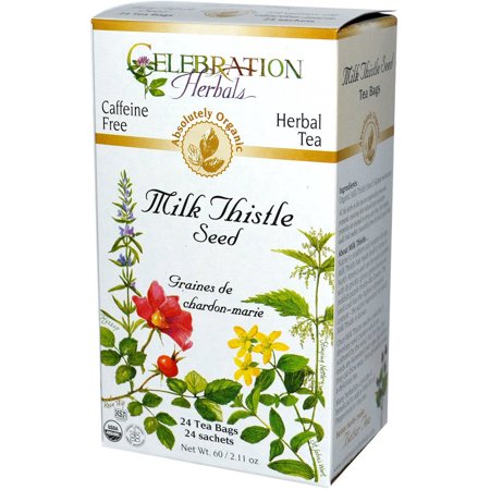 Celebration Herbals Milk Thistle Seed Organic 24 Tea Bags