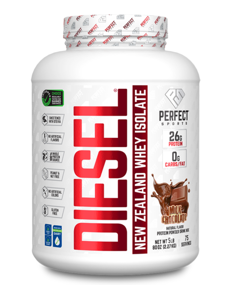 Perfect Sports Diesel Whey Protein Isolate Milk Chocolate 5lb, 2.27kg