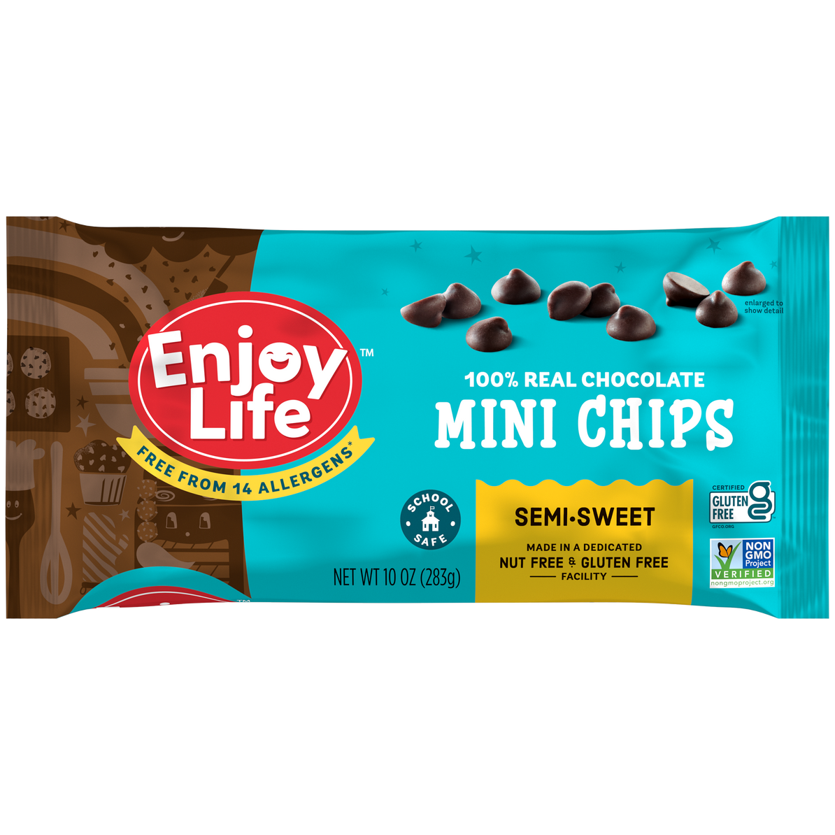 Enjoy Life Mini Semi-Sweet Chocolate Chips 283g