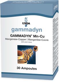 UNDA Gammadyn Mn-Cu Manganese Copper 30 Ampoules