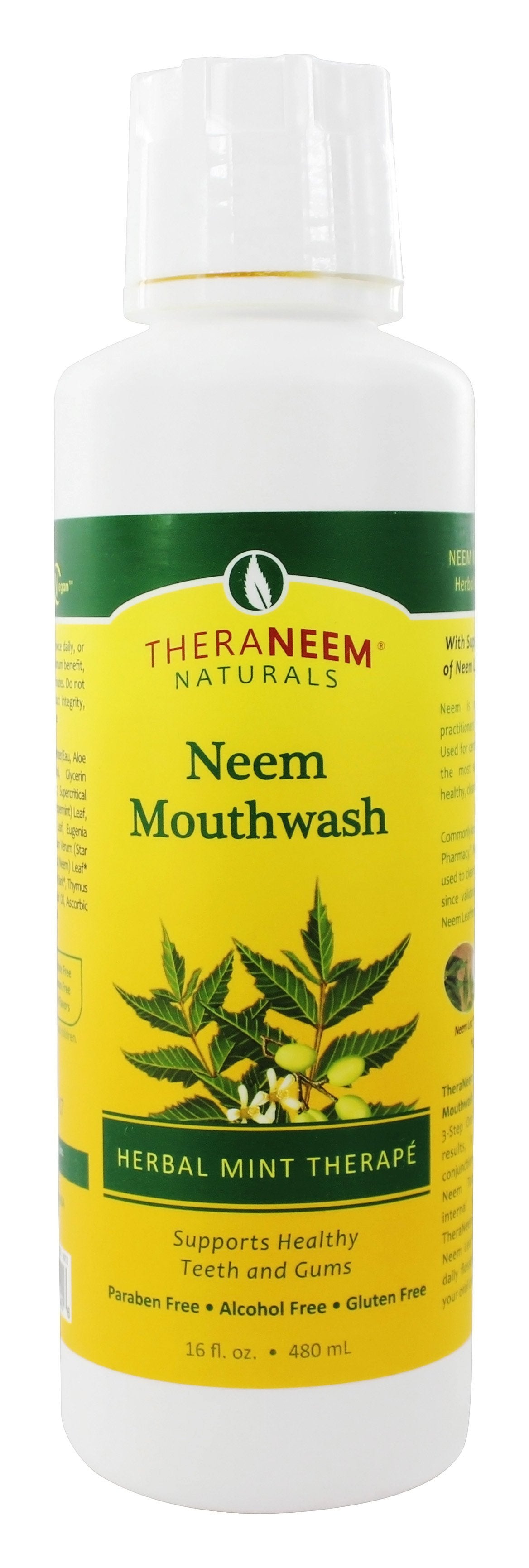 Theraneem Herbal Mint Mouthwash 480ml