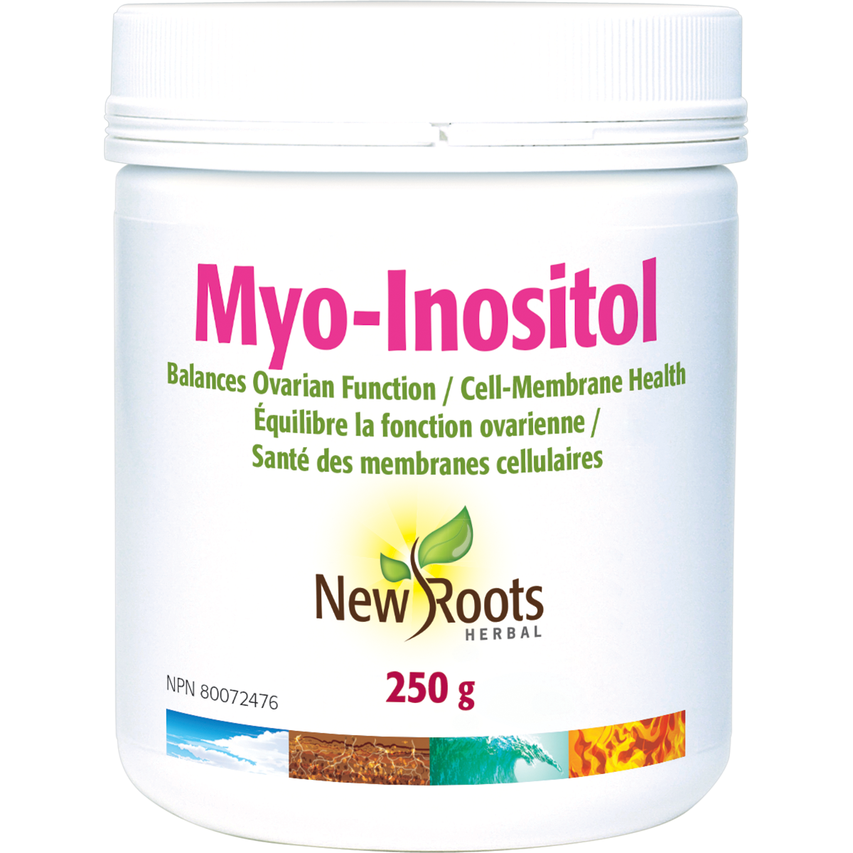 New Roots Myo-Inositol 250g Powder