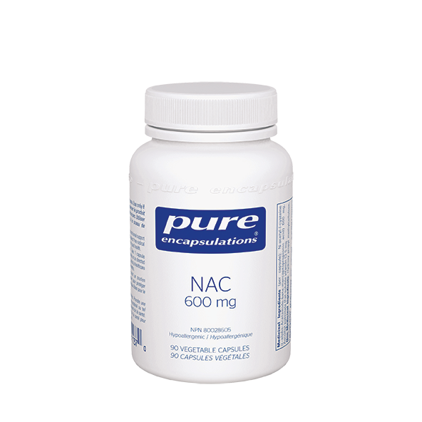 Pure Encapsulations NAC 600mg 90 Vegetarian Capsules