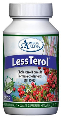 Omega Alpha LessTerol 60 Vegetable Capsules