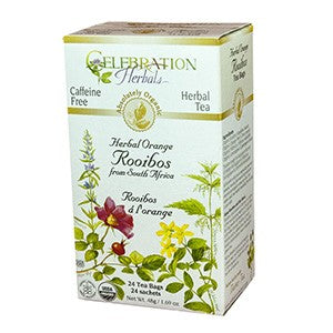 Celebration Herbals Orange Rooibos (Red Tea) Organic 24 Tea Bags