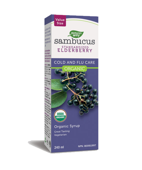 Nature's Way Sambucus ORGANIC Elderberry Syrup 240ml