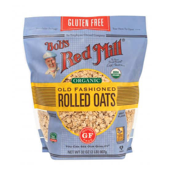 Bob's Red Mill Organic Old Fashioned Gluten- Free Rolled Oats 907g