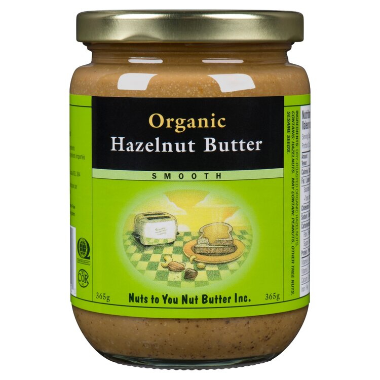 Nuts to You Organic Hazelnut Butter Smooth 365g