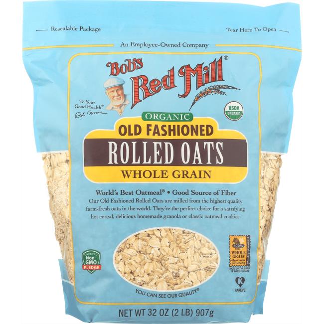 Bob's Red Mill Organic Old Fashioned Rolled Oats 907g