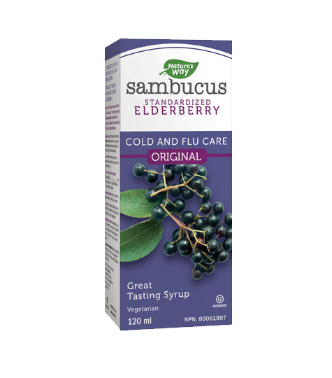 Nature's Way Sambucus Elderberry Syrup Original 120ml