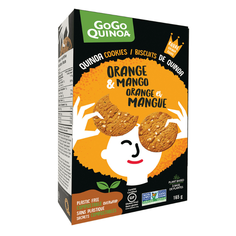 GoGo Quinoa Cookies Orange & Mango 165g