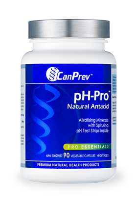 CanPrev pH-Pro Natural Antacid 90 Vegetarian Capsules