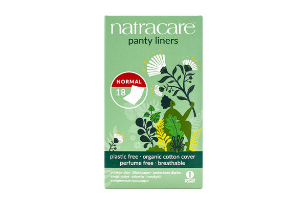 Natracare Organic Cotton Panty Liner Normal 18 Count