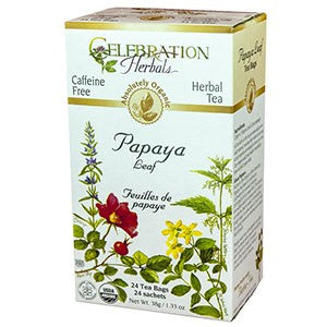 Celebration Herbals Papaya Leaf Organic 24 Tea Bags