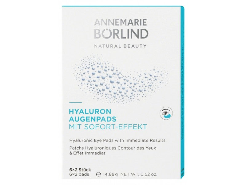 Annemarie Borlind Aquanature Hyaluronic Eye Pads 6 x 2 Pads