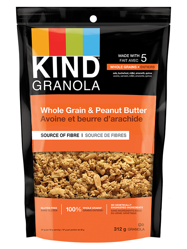 Kind Whole Grain Peanut Butter Granola 312g