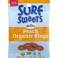 Surf Sweets Organic Peach Rings 78g