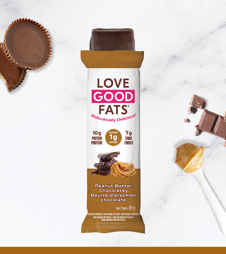 Love Good Fats Peanut Butter Chocolatey Bar 39g — Inside U